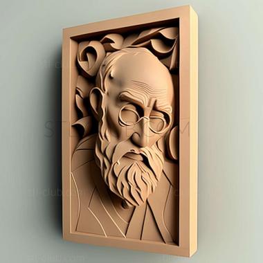 3D model Henri Matisse (STL)